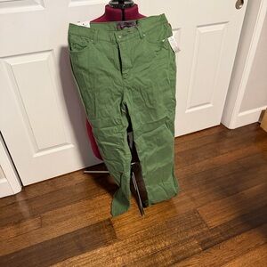 Gloria Vanderbilt Women's Green Jeans Overalls